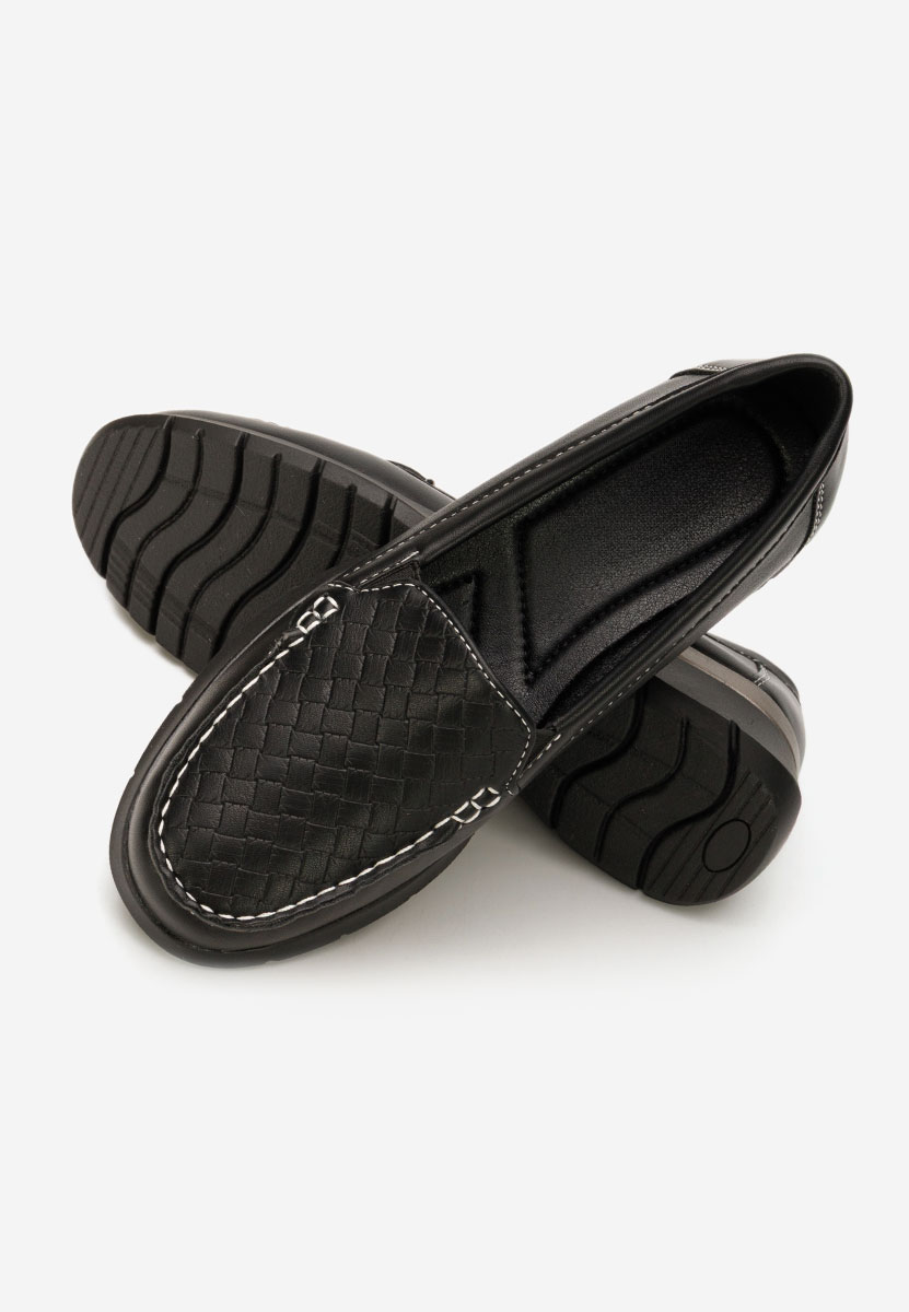 Černé dámské mokasíny Seona