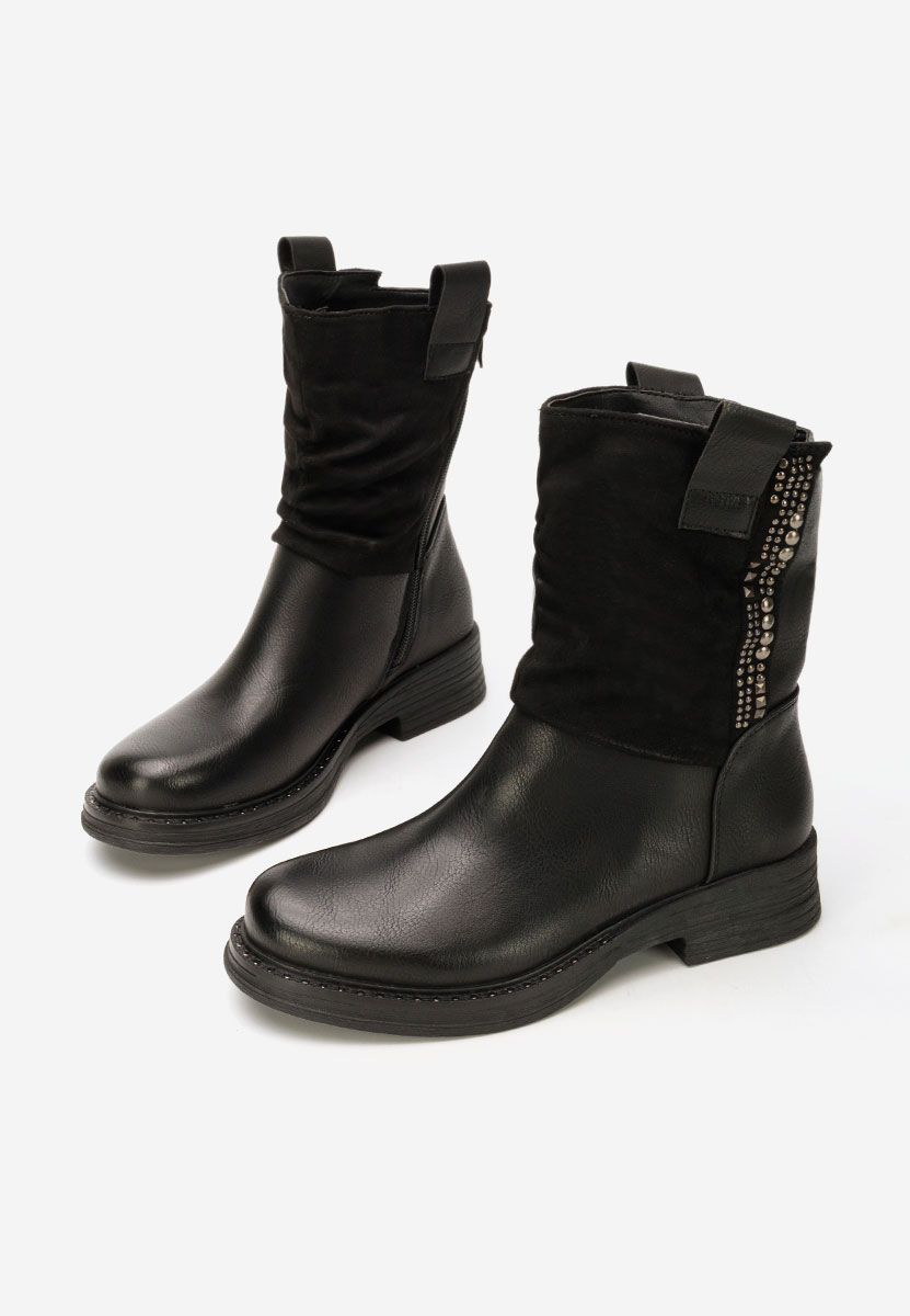 Černé dámské kotníková obuv Kristela