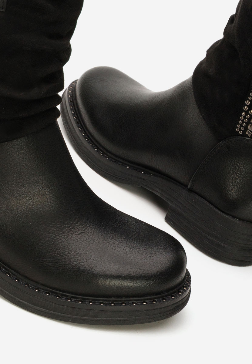 Černé dámské kotníková obuv Kristela