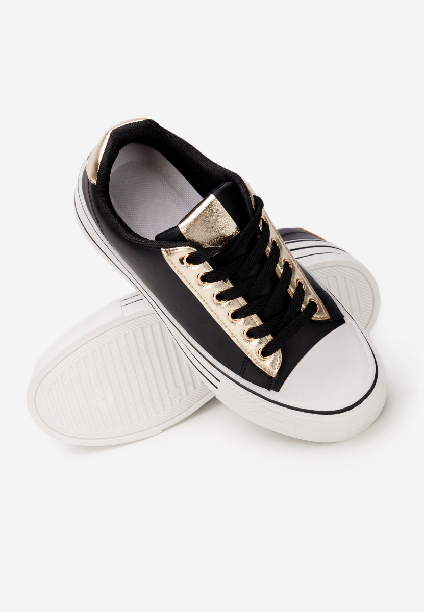 Černé tenisky na platformě Lorraine