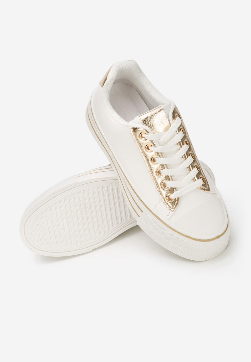 Bílé tenisky na platformě Lorraine