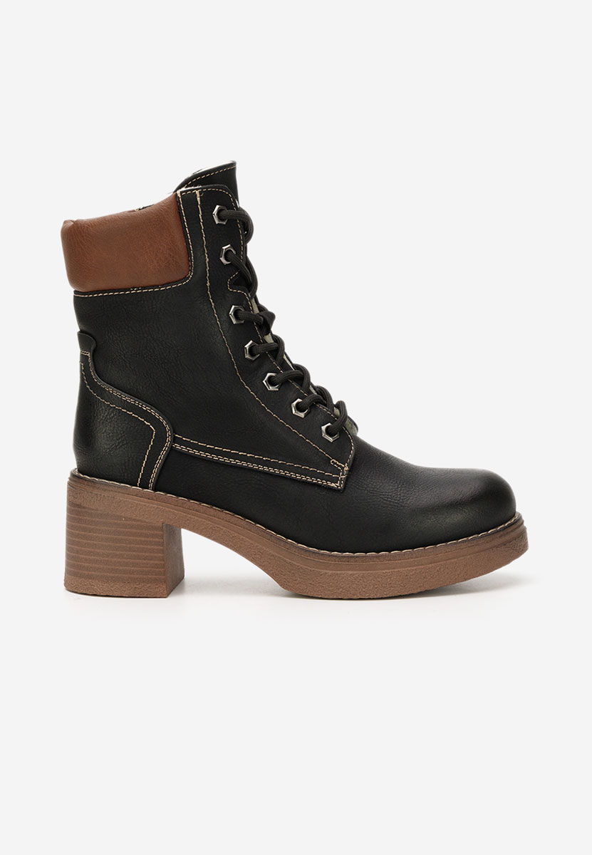 Černé kotníková obuv Celoria