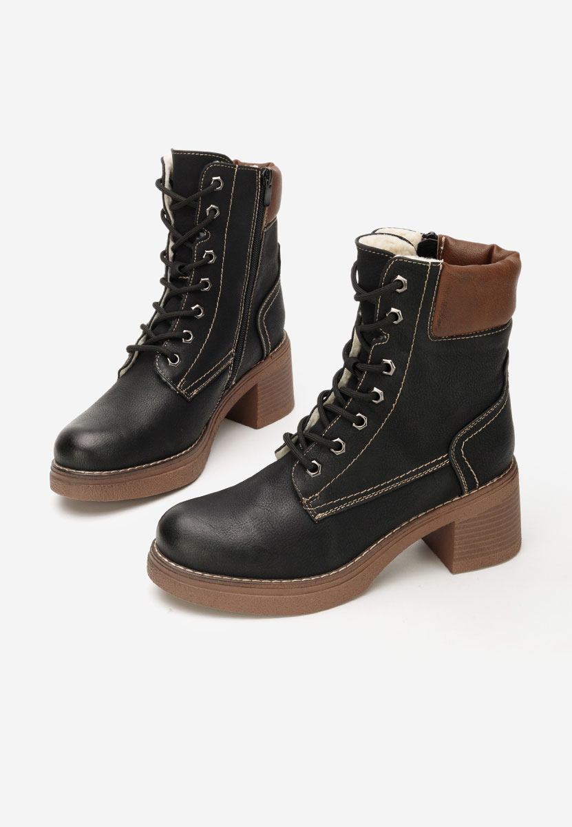 Černé kotníková obuv Celoria