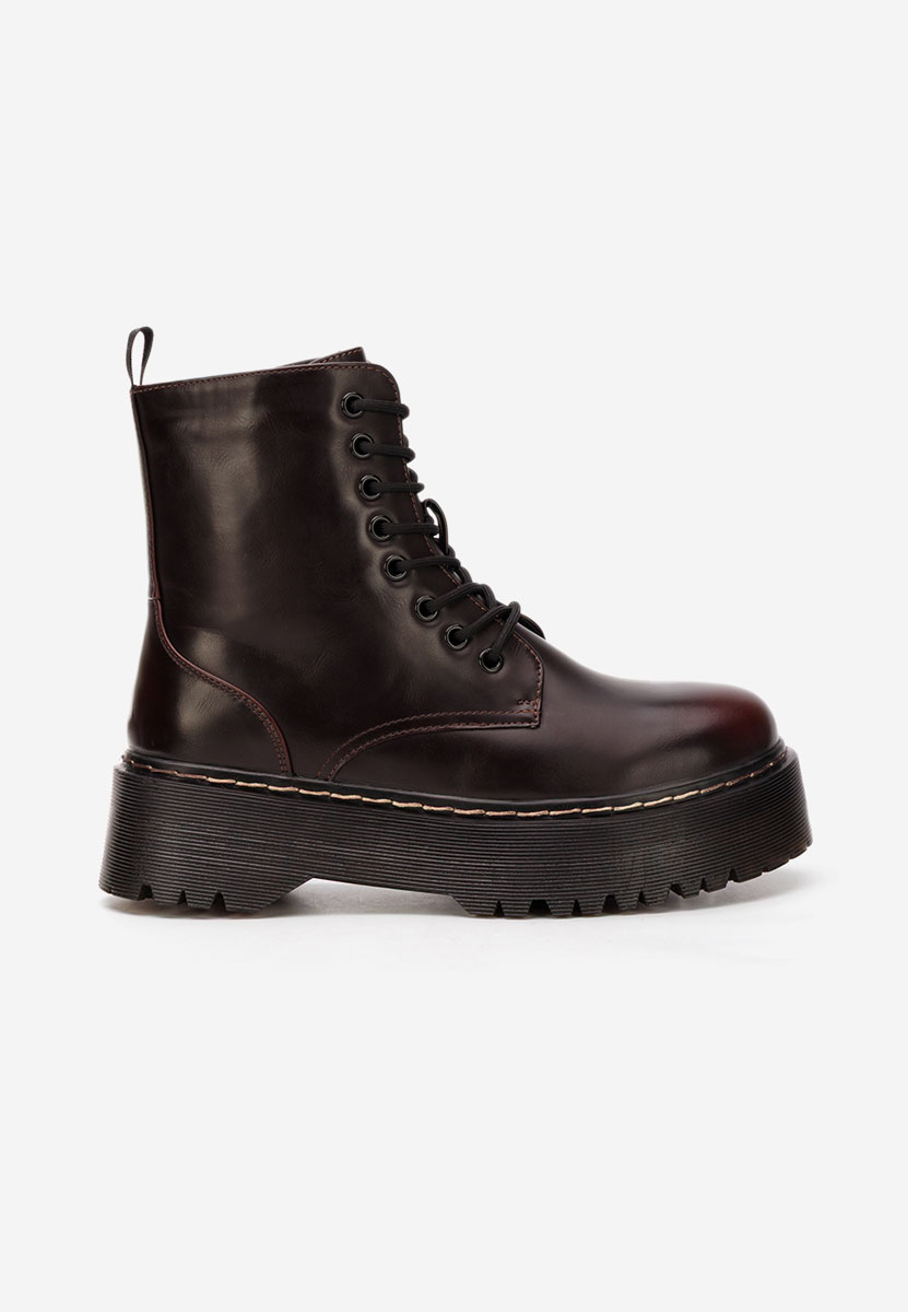 Bordové dámske workery Martensa
