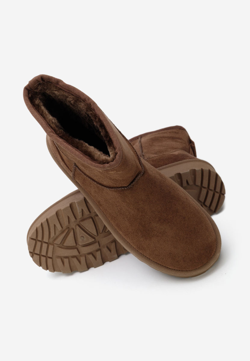 Hnedé kotníkové zimní boty Patty