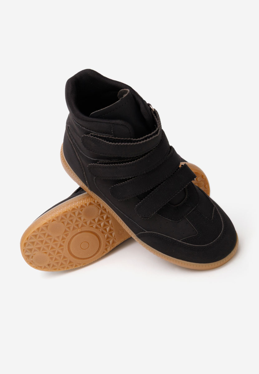 Černé kotníkové tenisky Fluvia