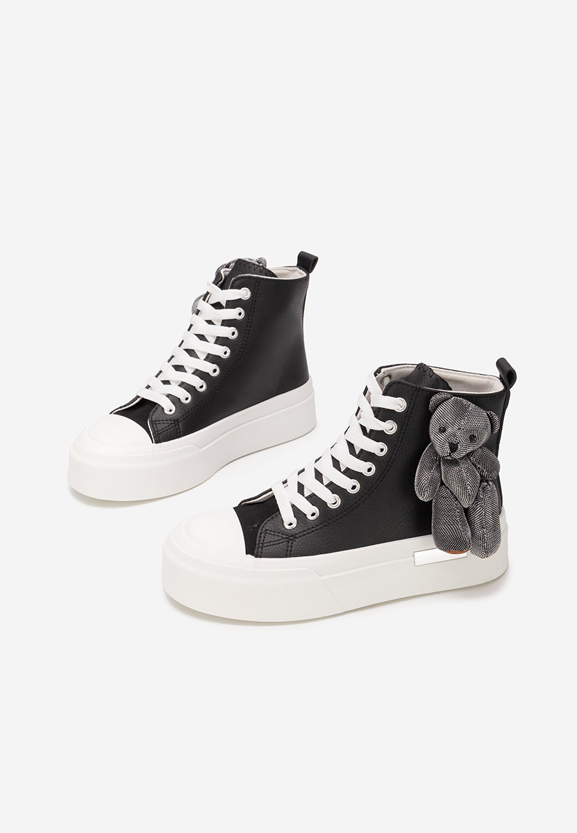 Černé kotníkové tenisky Alisea