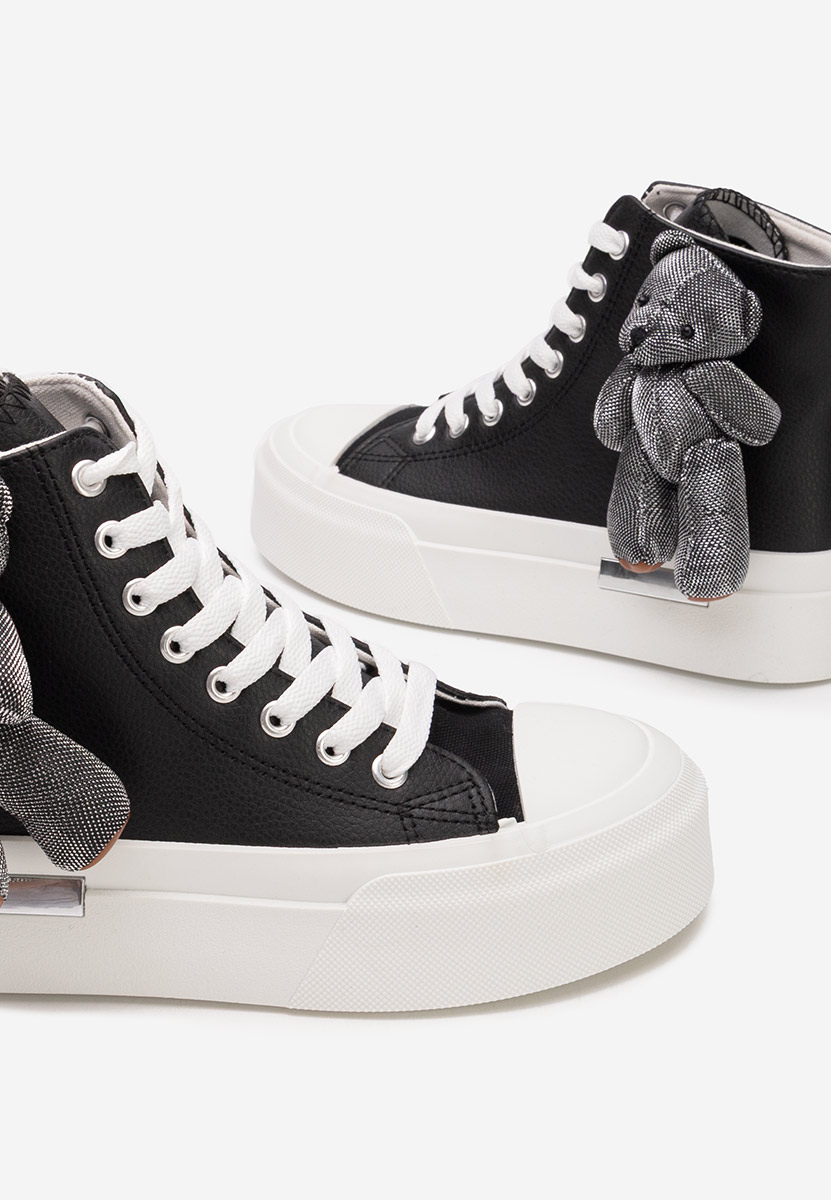 Černé kotníkové tenisky Alisea