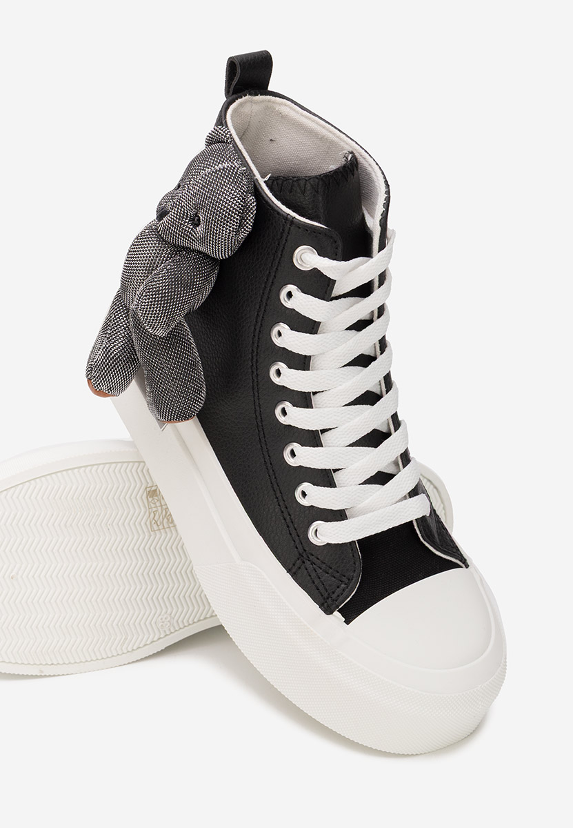 Černé kotníkové tenisky Alisea