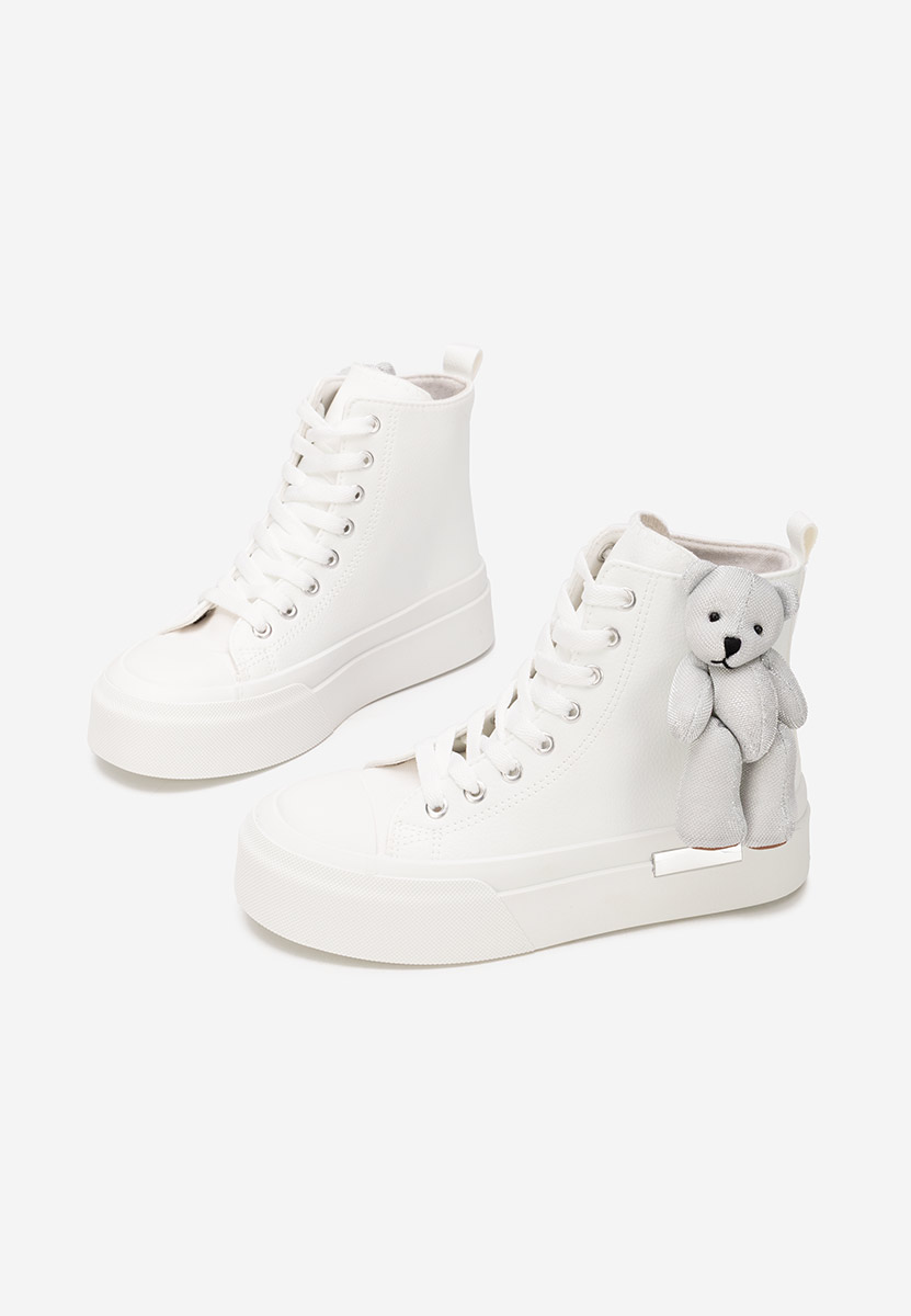 Bílé kotníkové tenisky Alisea