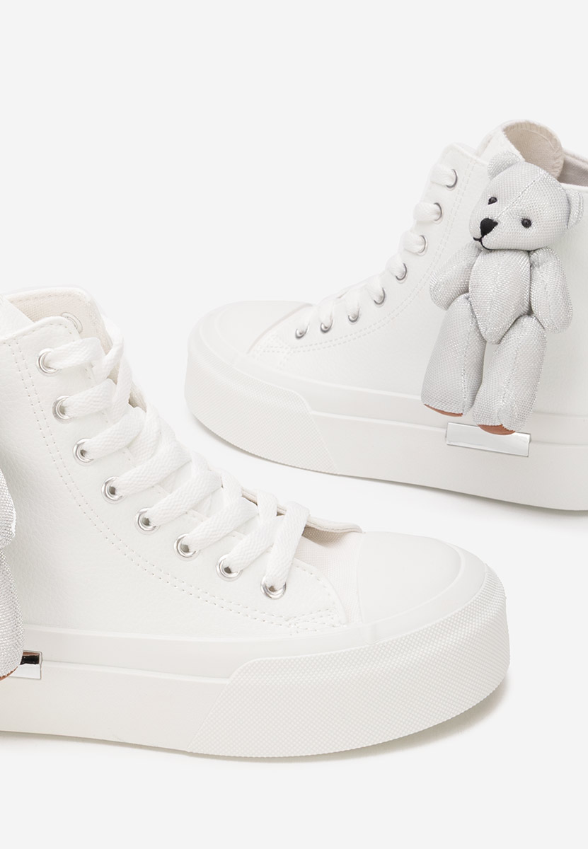 Bílé kotníkové tenisky Alisea