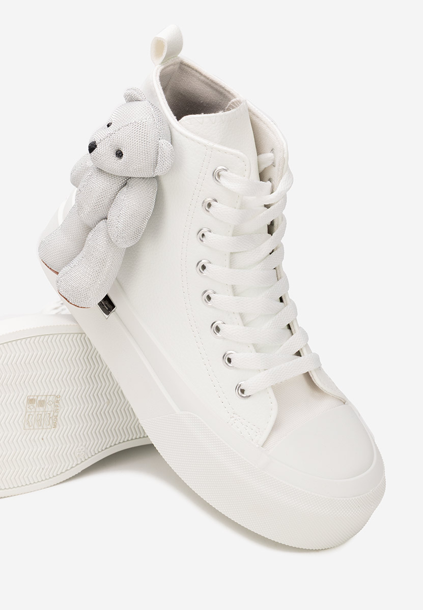 Bílé kotníkové tenisky Alisea