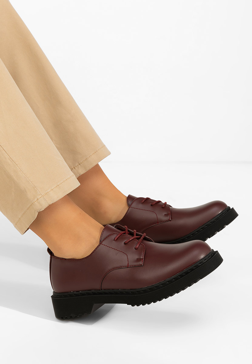 Bordové dámské polobotky Cherelle Bordové dámské polobotky Cherelle