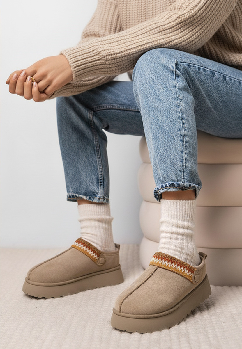 Khaki dámské dřeváky Frovia