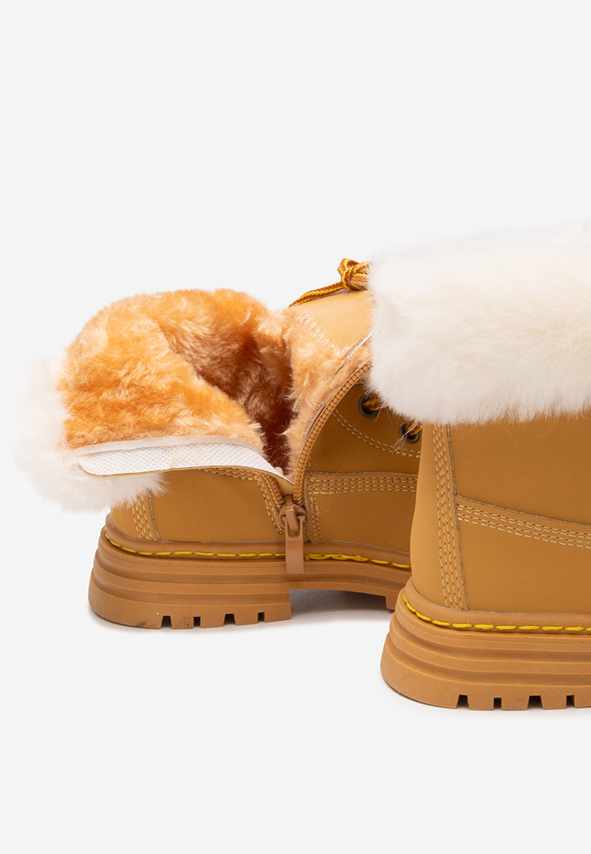 Camelové dětské kotníkové boty Nimble