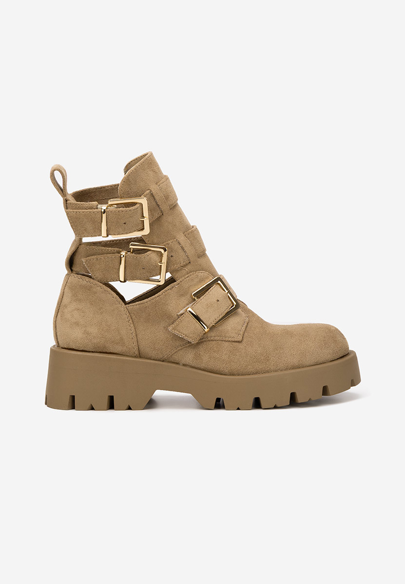 Khaki dámská kotníková obuv Audrie