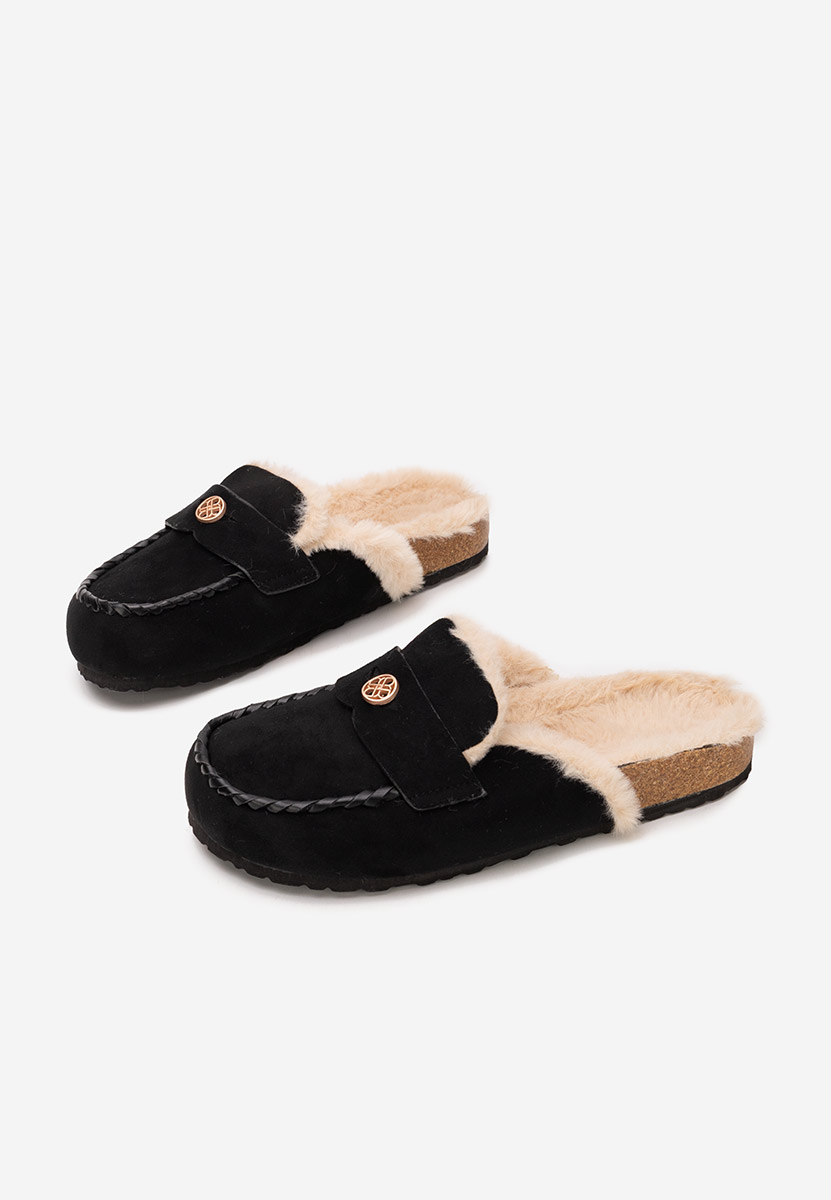 Černé dámské dřeváky Mirania