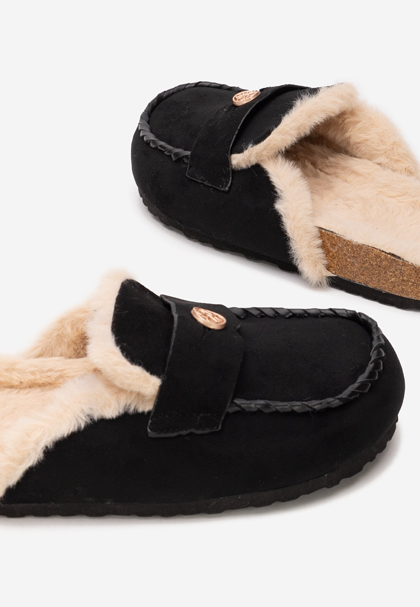 Černé dámské dřeváky Mirania