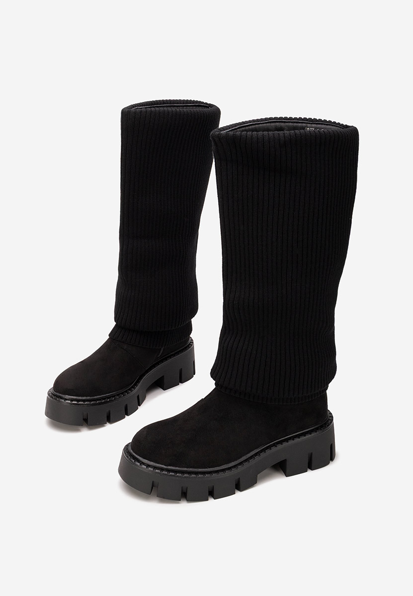 Černé dámské kozačky Michelina