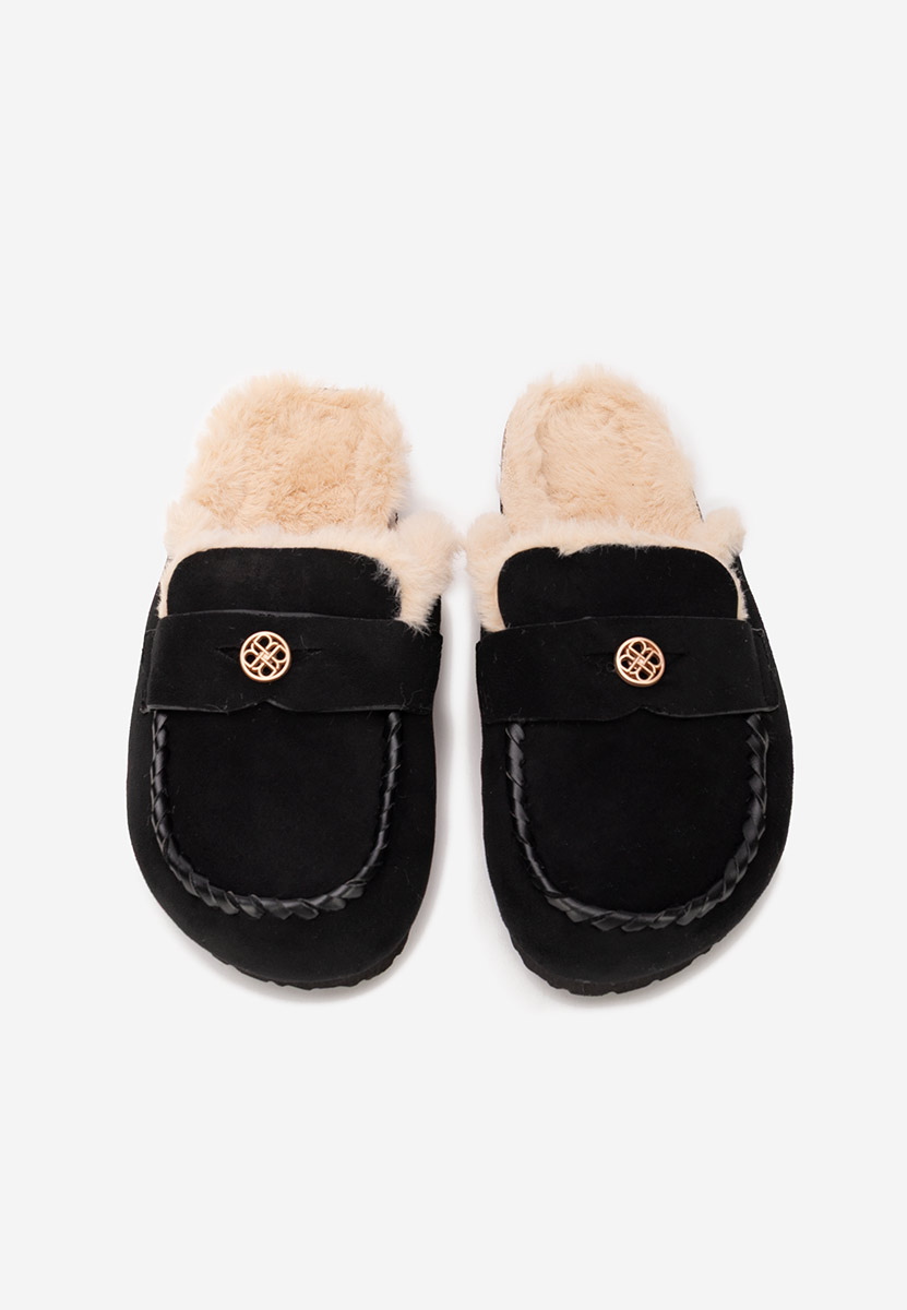 Černé dámské dřeváky Mirania