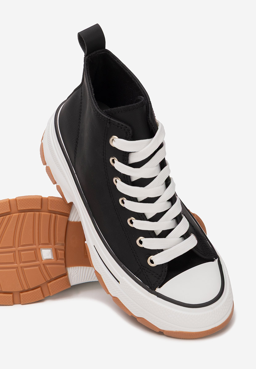 Černé tenisky na platformě Raviana V5