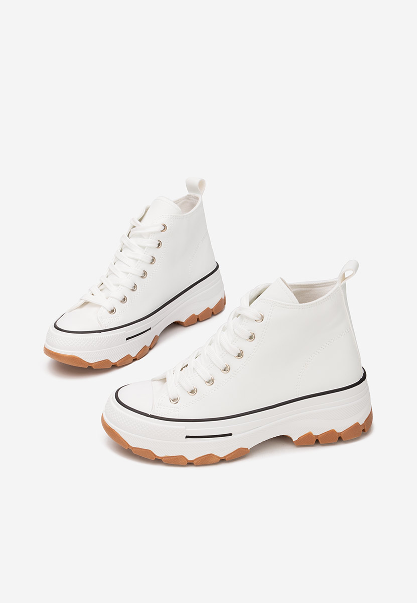 Bílé tenisky na platformě Raviana V5