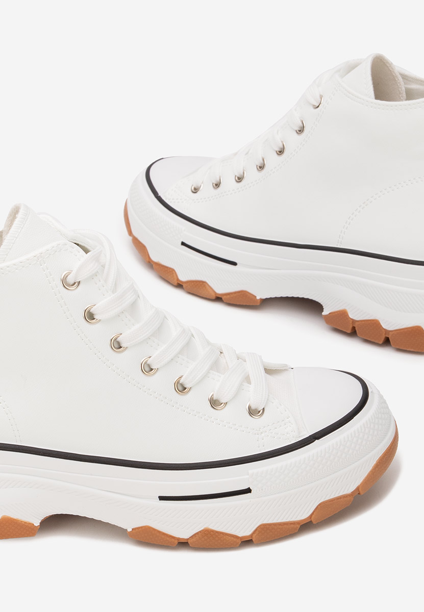 Bílé tenisky na platformě Raviana V5