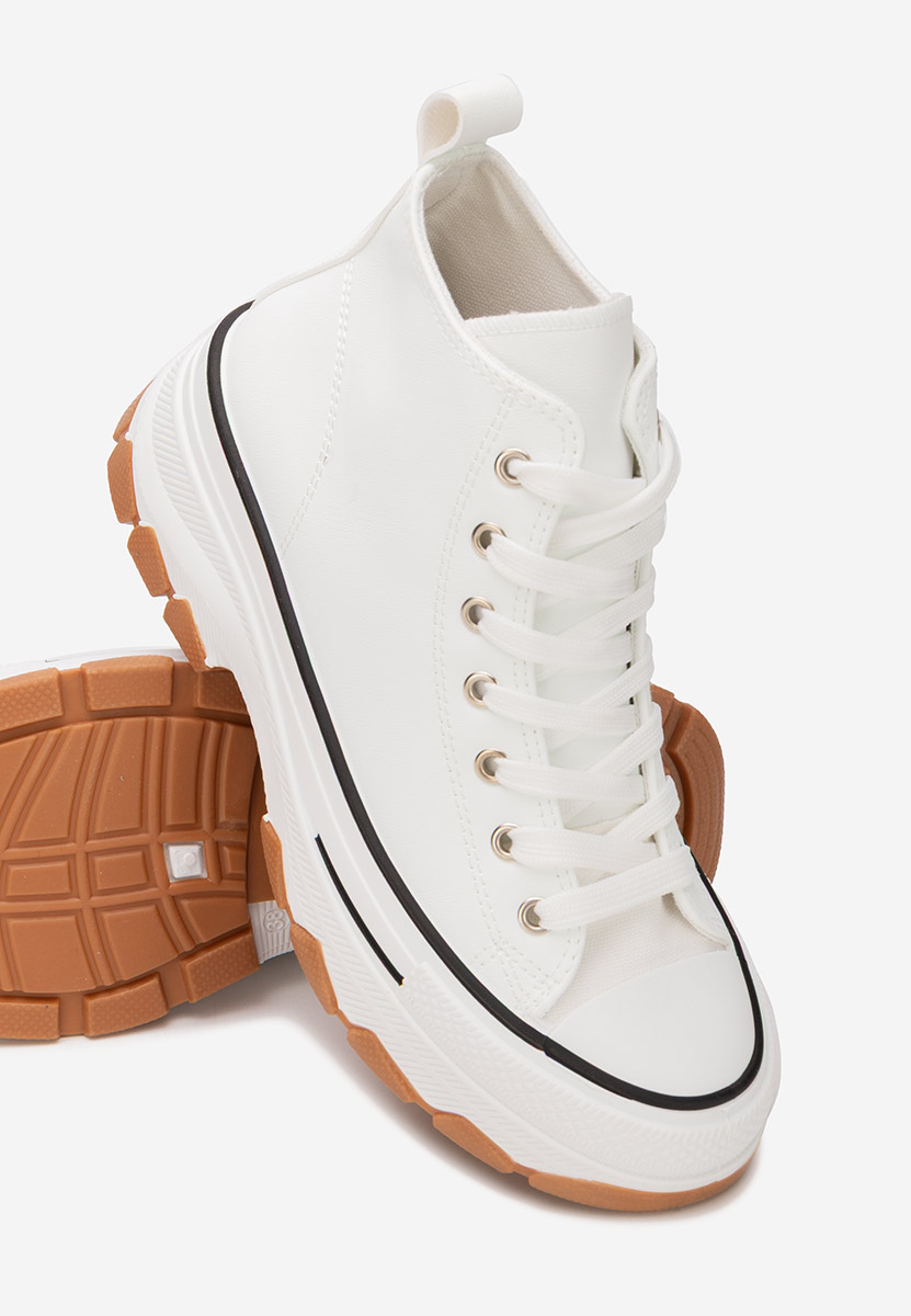 Bílé tenisky na platformě Raviana V5