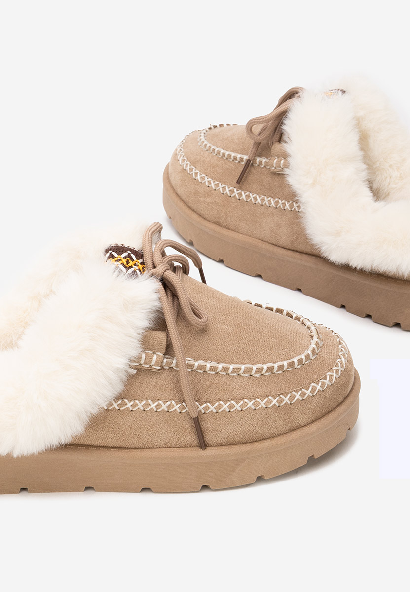 Khaki dámské dřeváky Leainia V2