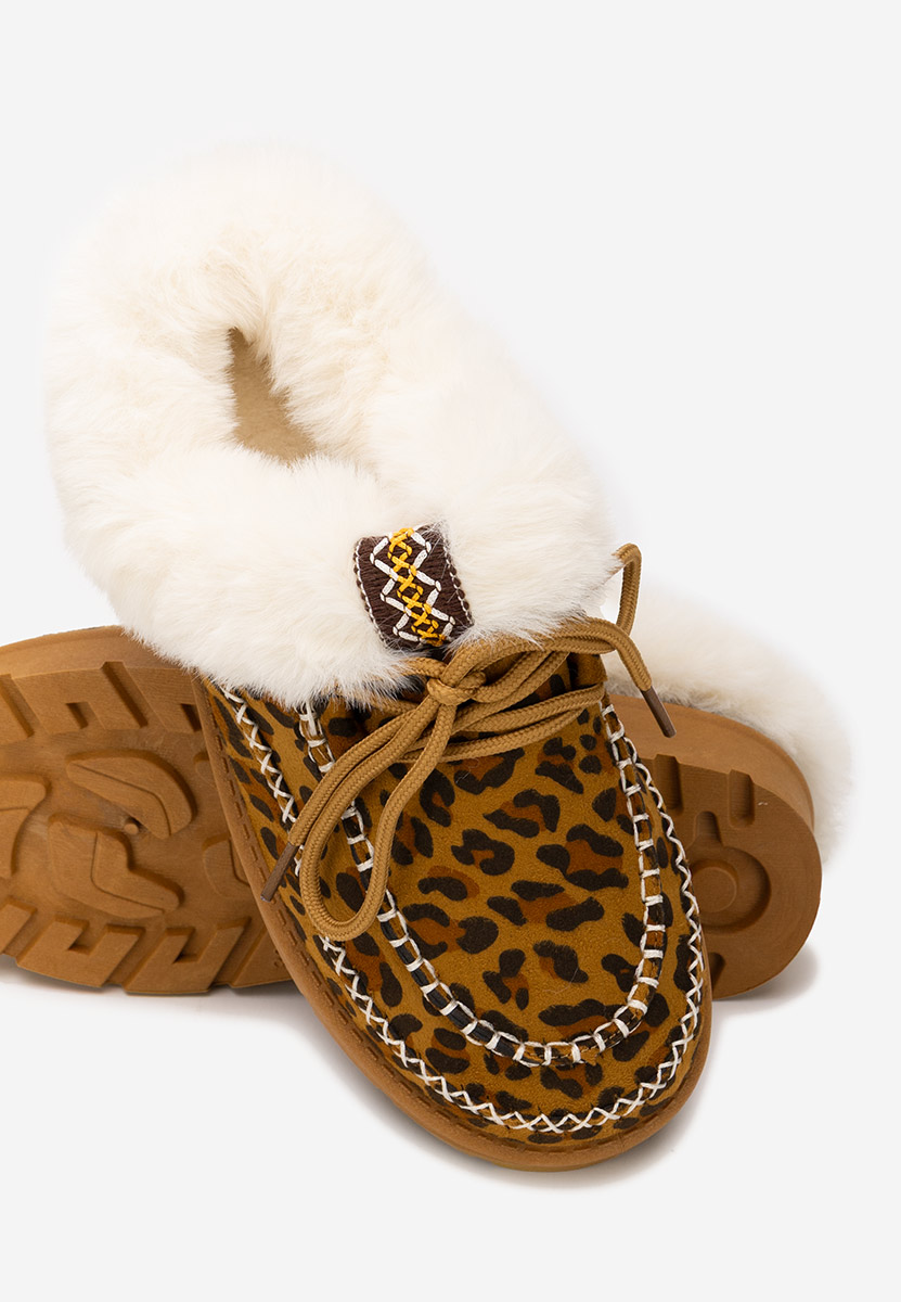 Leopardí dámské dřeváky Leainia V2