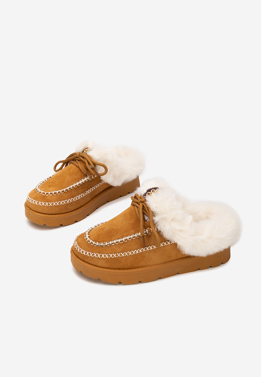 Camelové dámské dřeváky Leainia V2