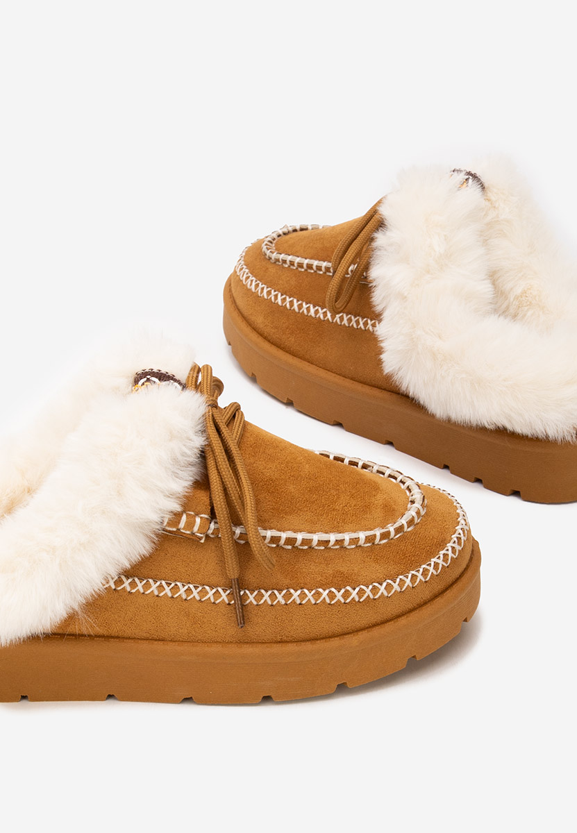 Camelové dámské dřeváky Leainia V2