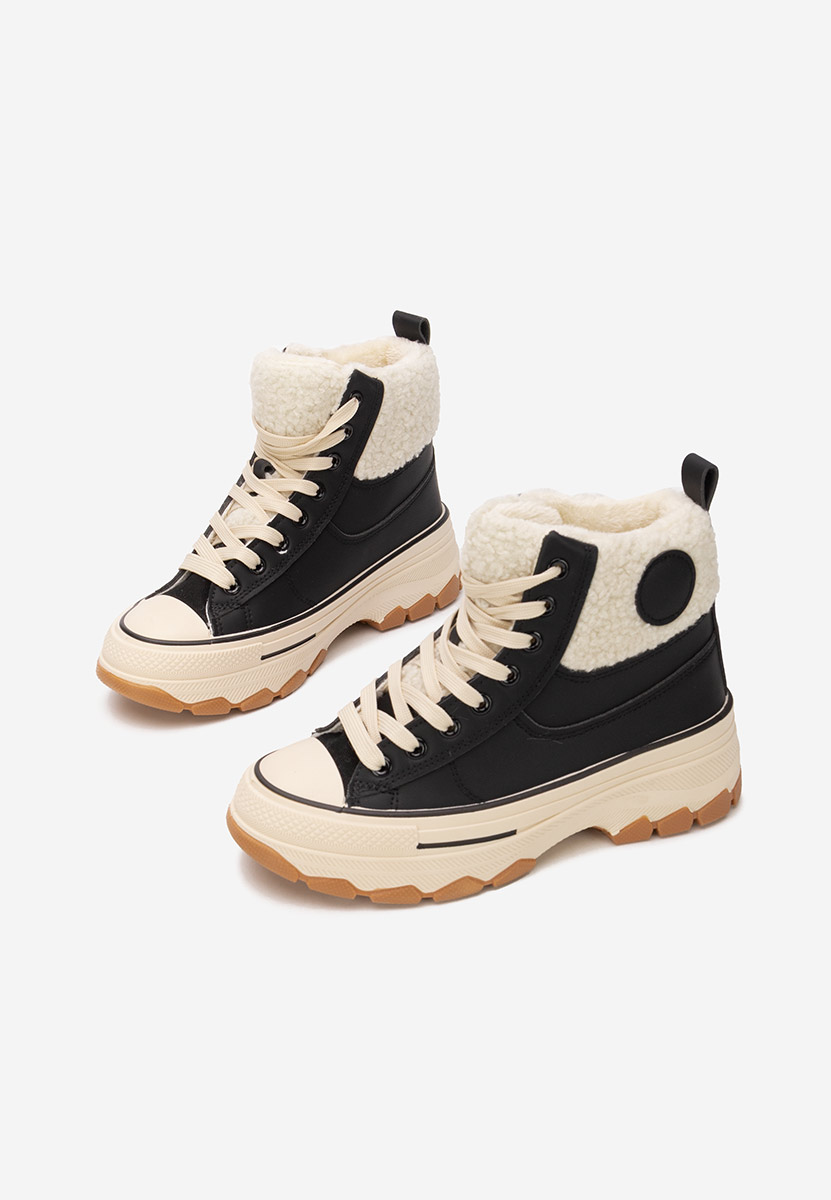 Černé kotníkové tenisky Oziana