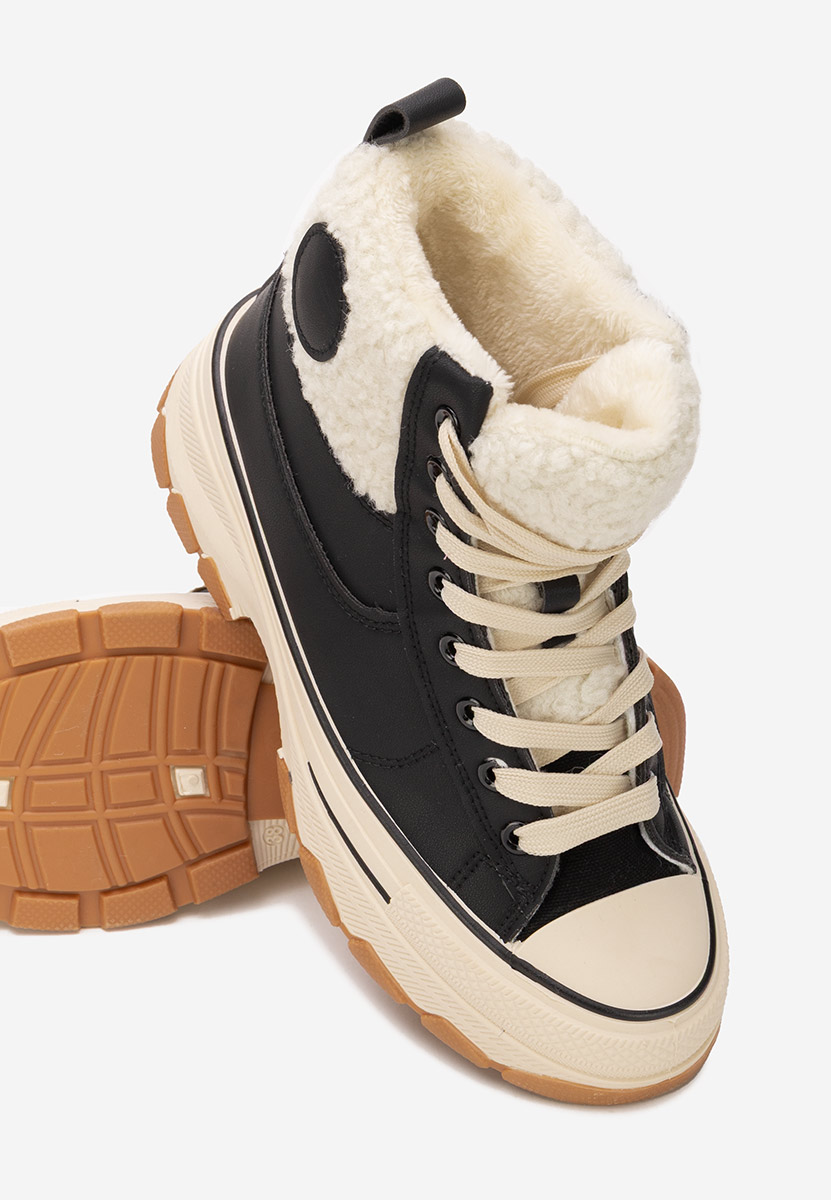 Černé kotníkové tenisky Oziana