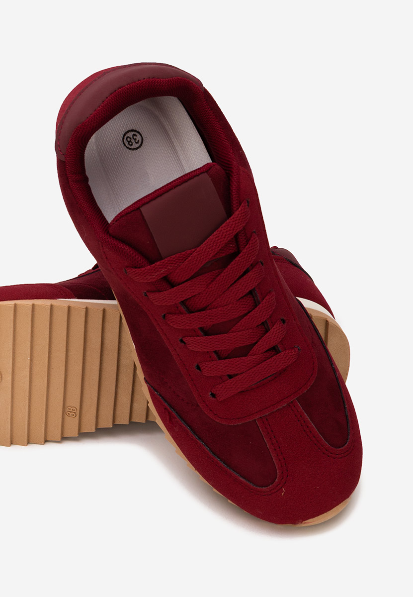 Bordové dámské tenisky Crinea