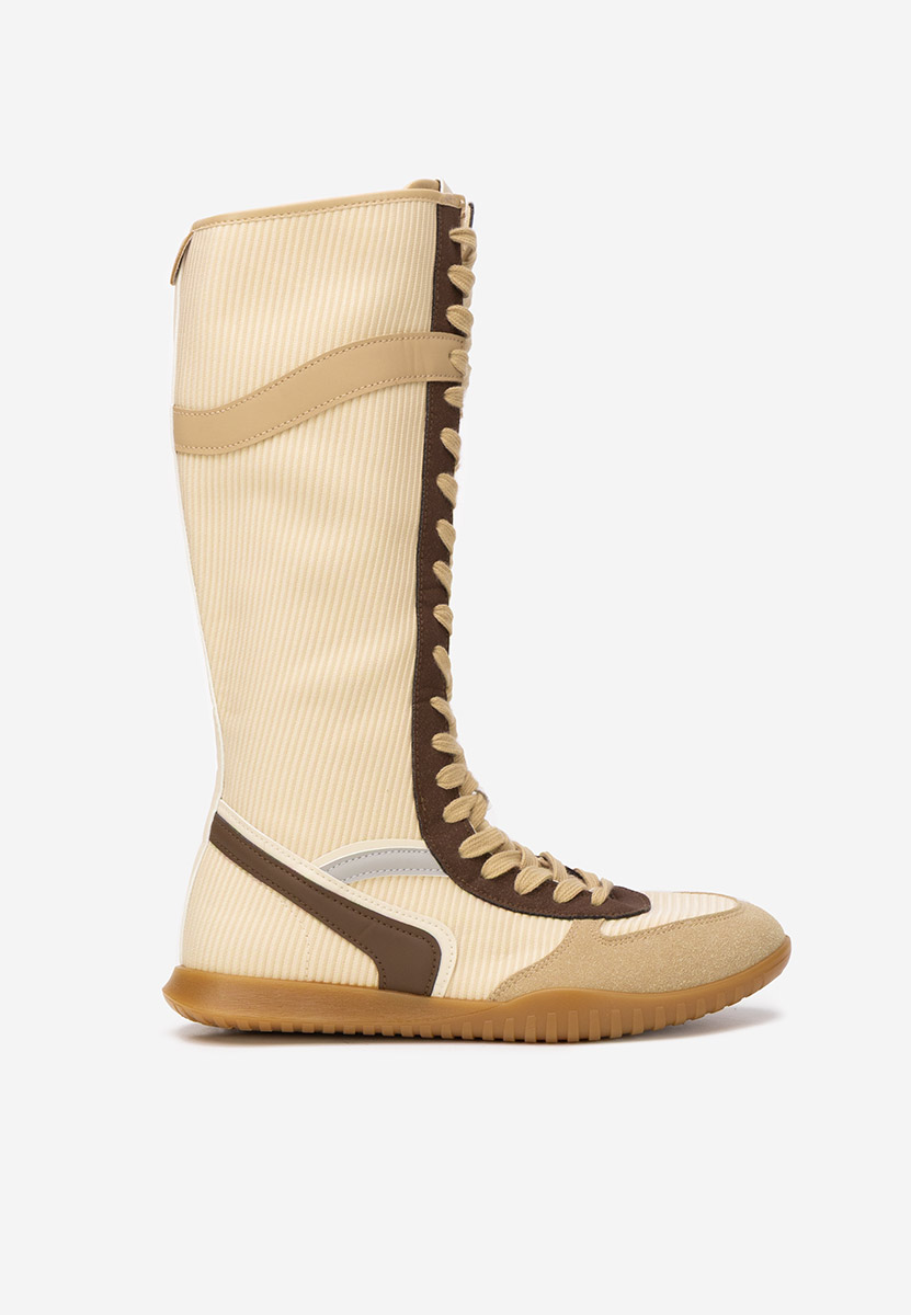 Khaki kotníkové tenisky Daine V2
