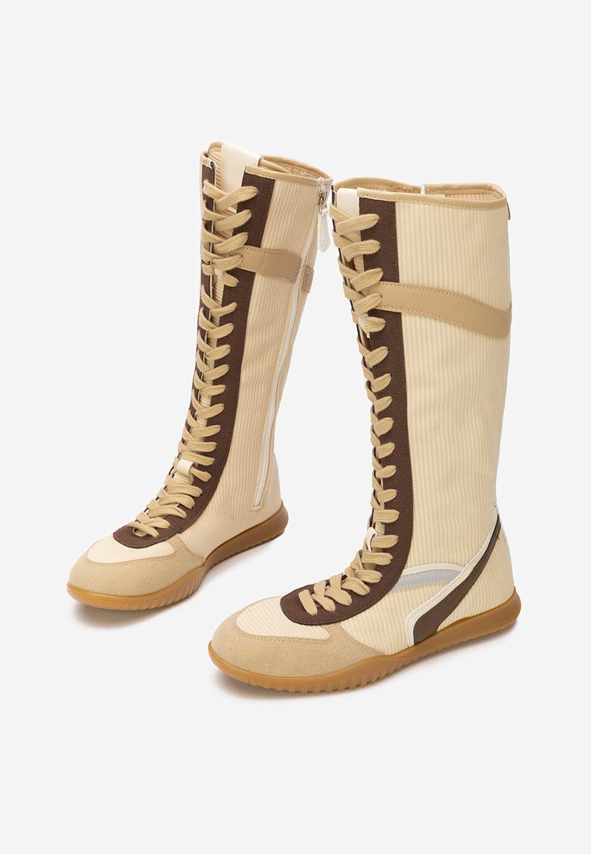 Khaki kotníkové tenisky Daine V2
