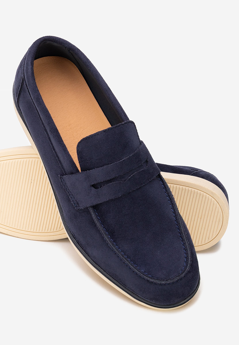 Tmavě modré pánské mokasíny Darvel