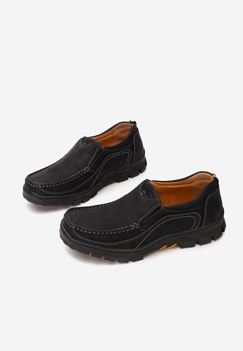 Černé pánské polobotky Tenaro