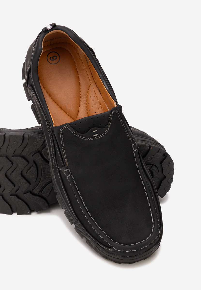 Černé pánské polobotky Tenaro