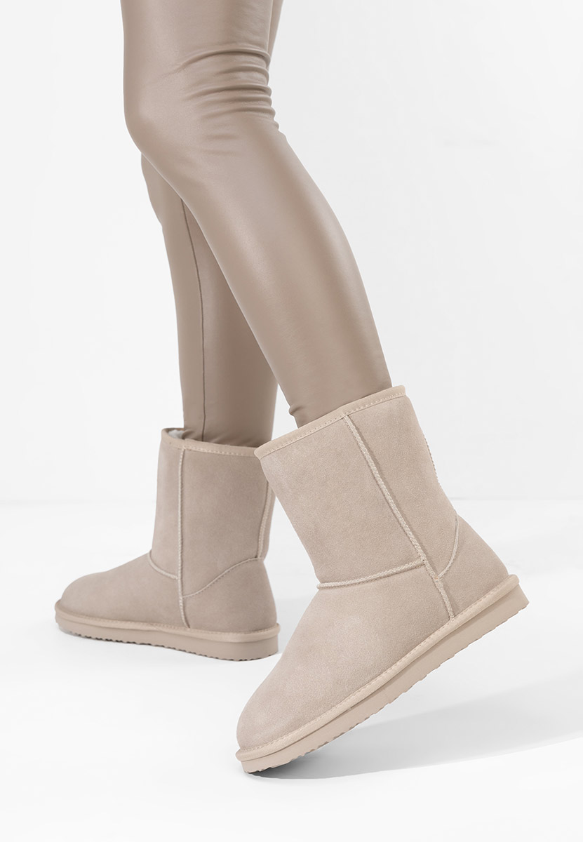 Béžové dámské válenky Crisea