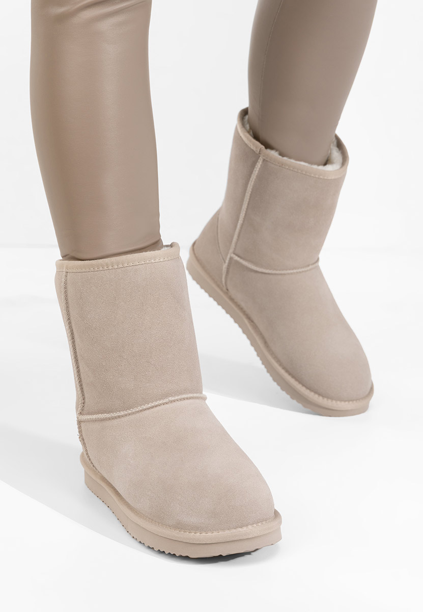 Béžové dámské válenky Crisea