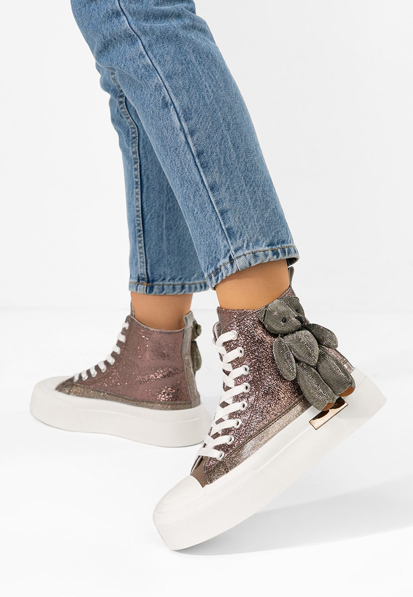 Měděná kotníkové tenisky Alisea