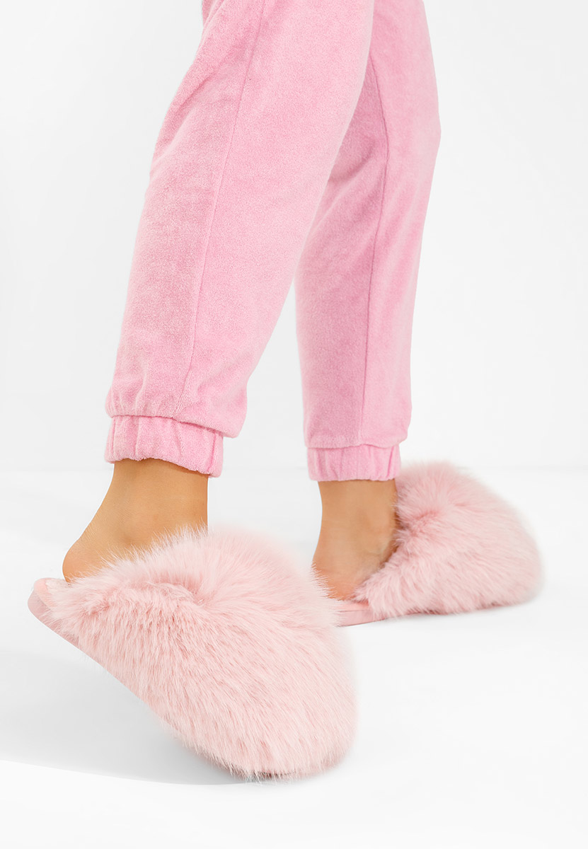 Ružové domácí pantofle Vesoria