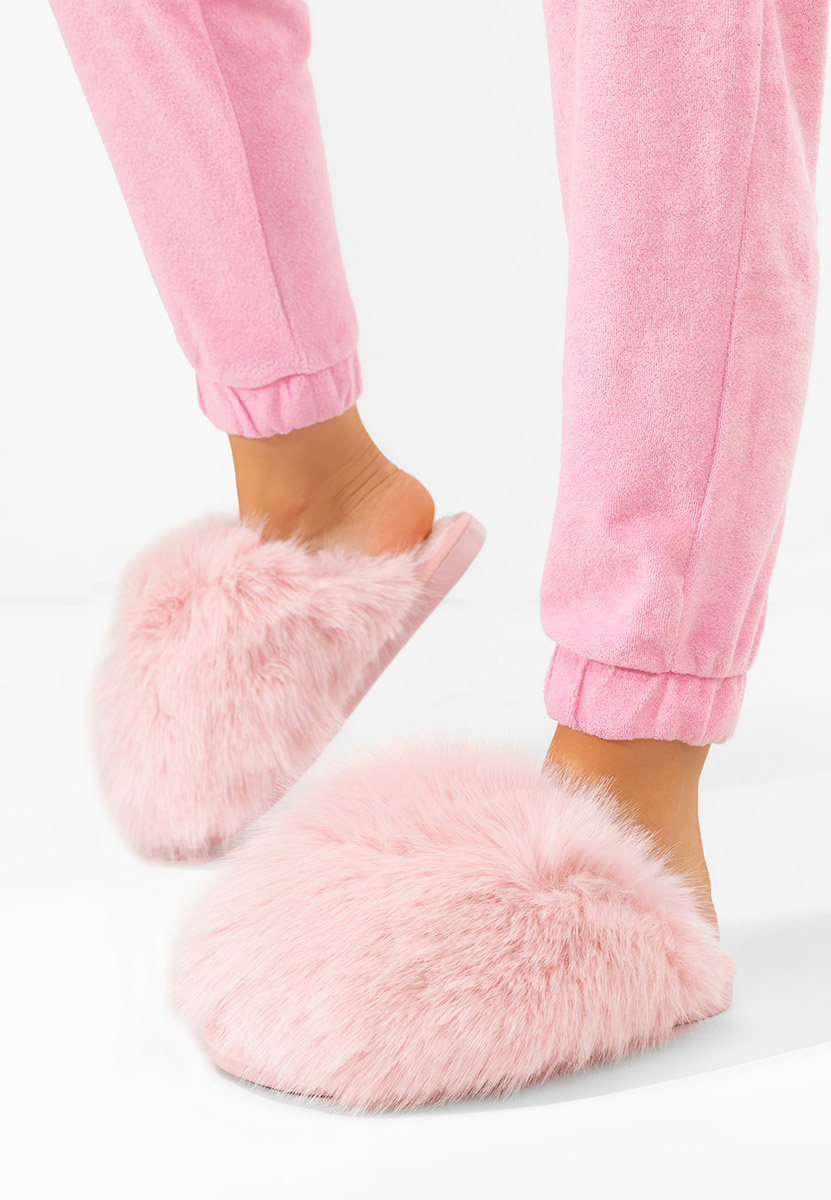 Ružové domácí pantofle Vesoria
