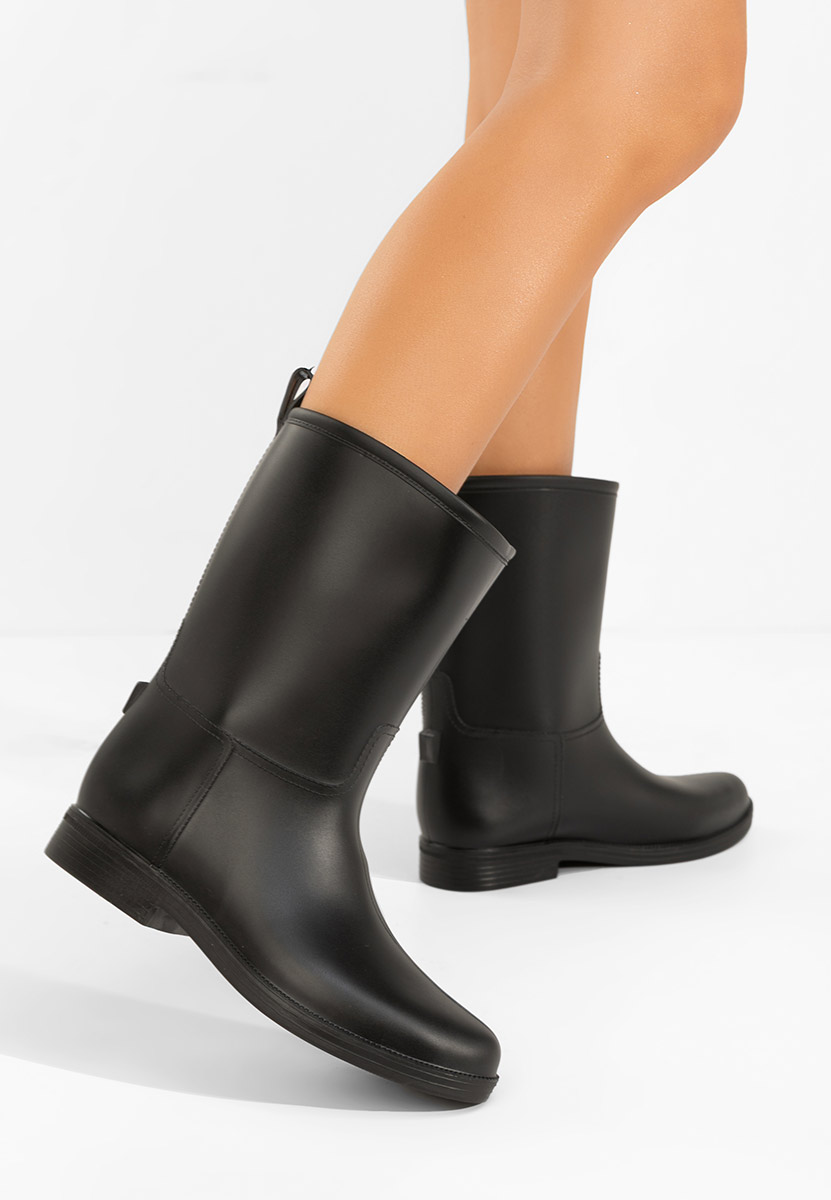 Černé dámske holínky Elisea