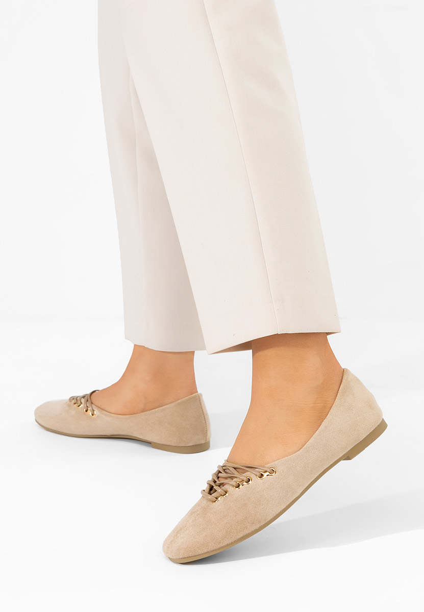 Khaki dámské baleríny Carela Khaki dámské baleríny Carela