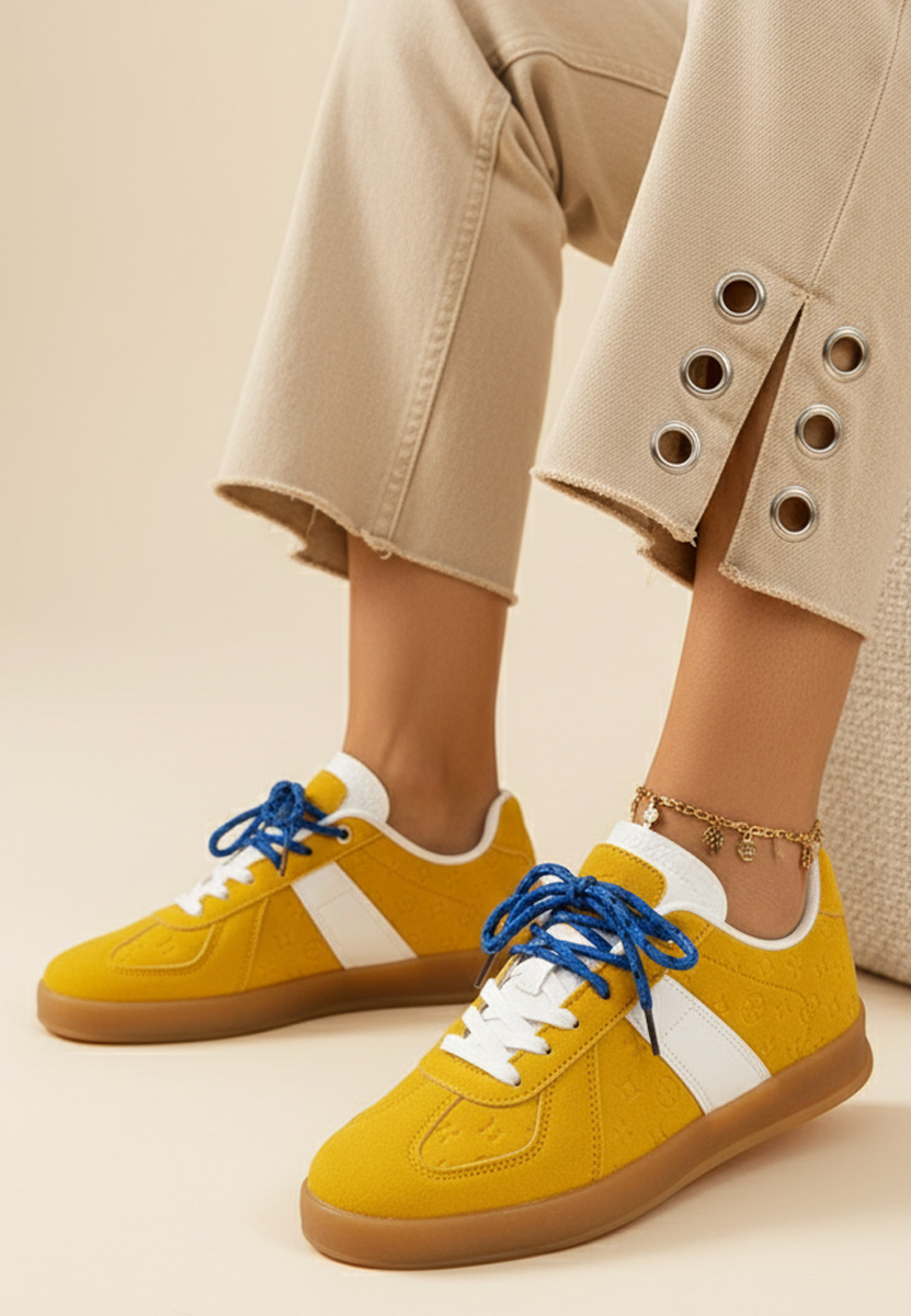 Žlutá dámské tenisky Lahoma