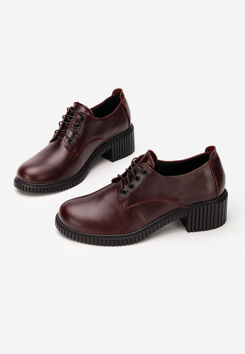 Bordové dámské polobotky Roanne