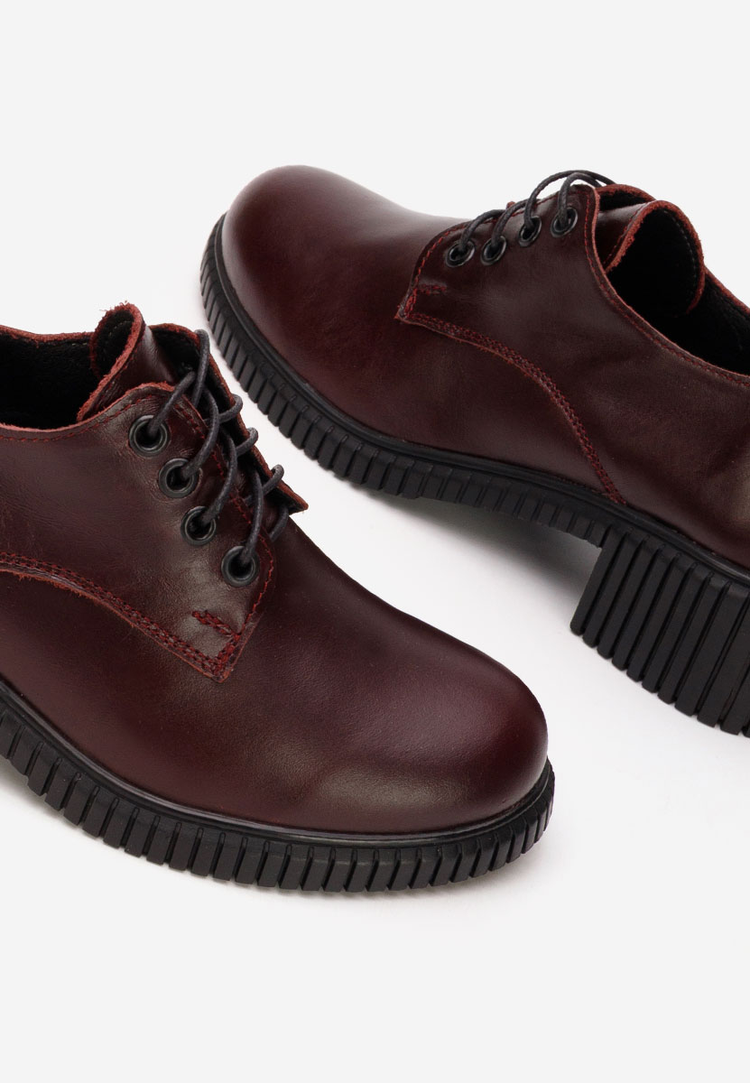 Bordové dámské polobotky Roanne